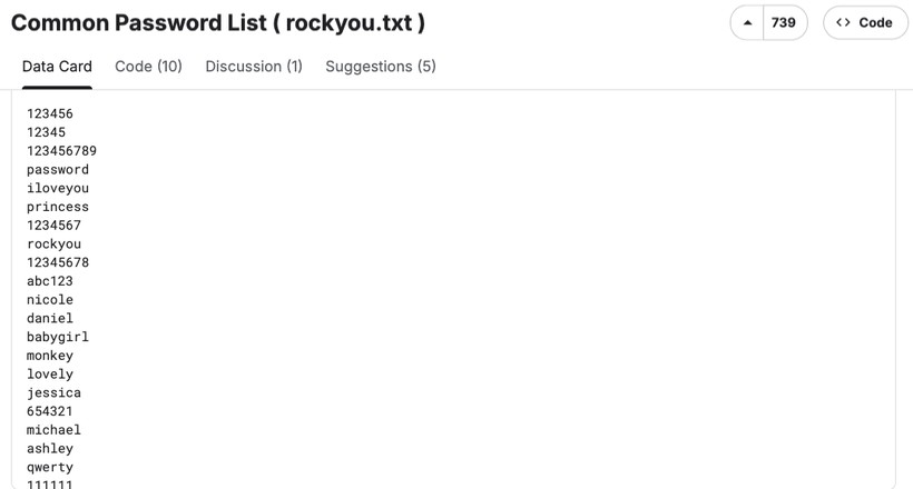 real password leaks rock you - The 3 Deadly Sins of Password Creation